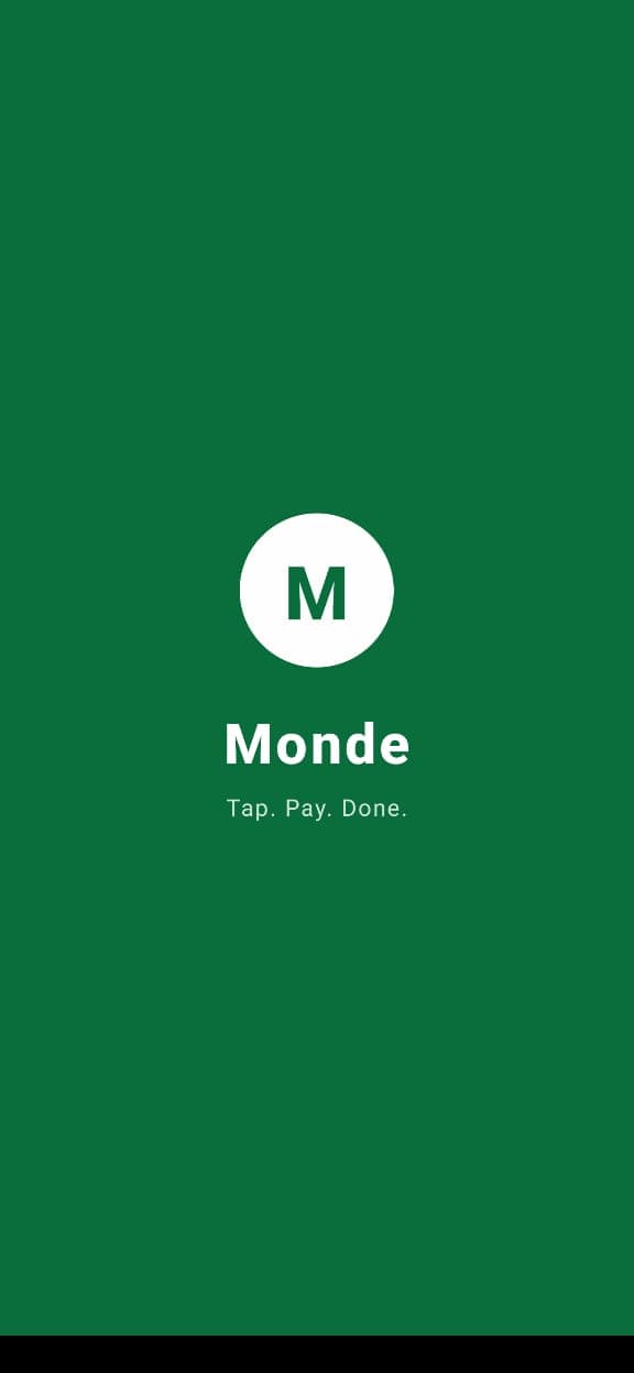 Monde Pay mobile payment app for Android and iOS